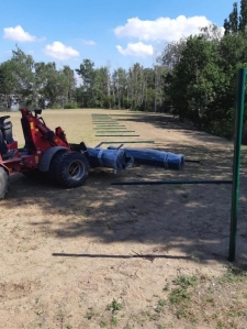 13.06.2020: Zaunbau startet - Arbeiten laufen
